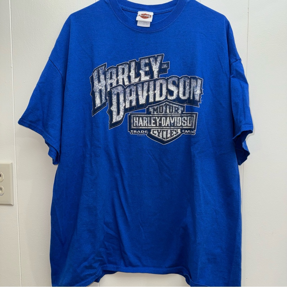 Harley Davidson Blue Tampa tee shirt Crewneck size 2 XL